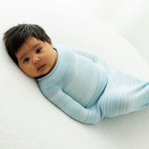 Swaddelini Blue Sleep Sack: Size Small